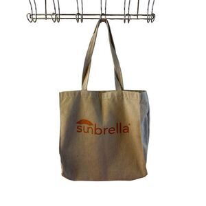 Sunbrella tote bag 14.5x15